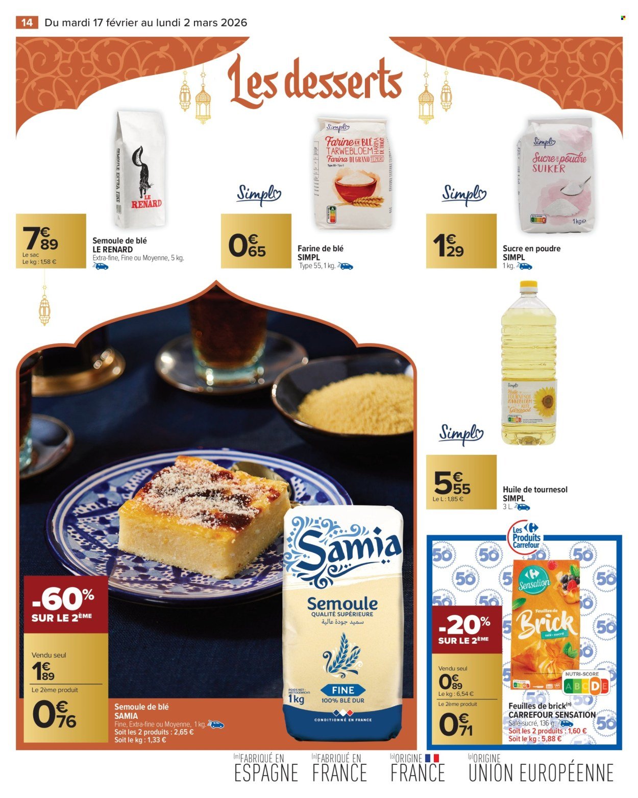 Catalogue CARREFOUR MARKET - RAMADAN 2 (2026-02-17 - 2026-03-02)