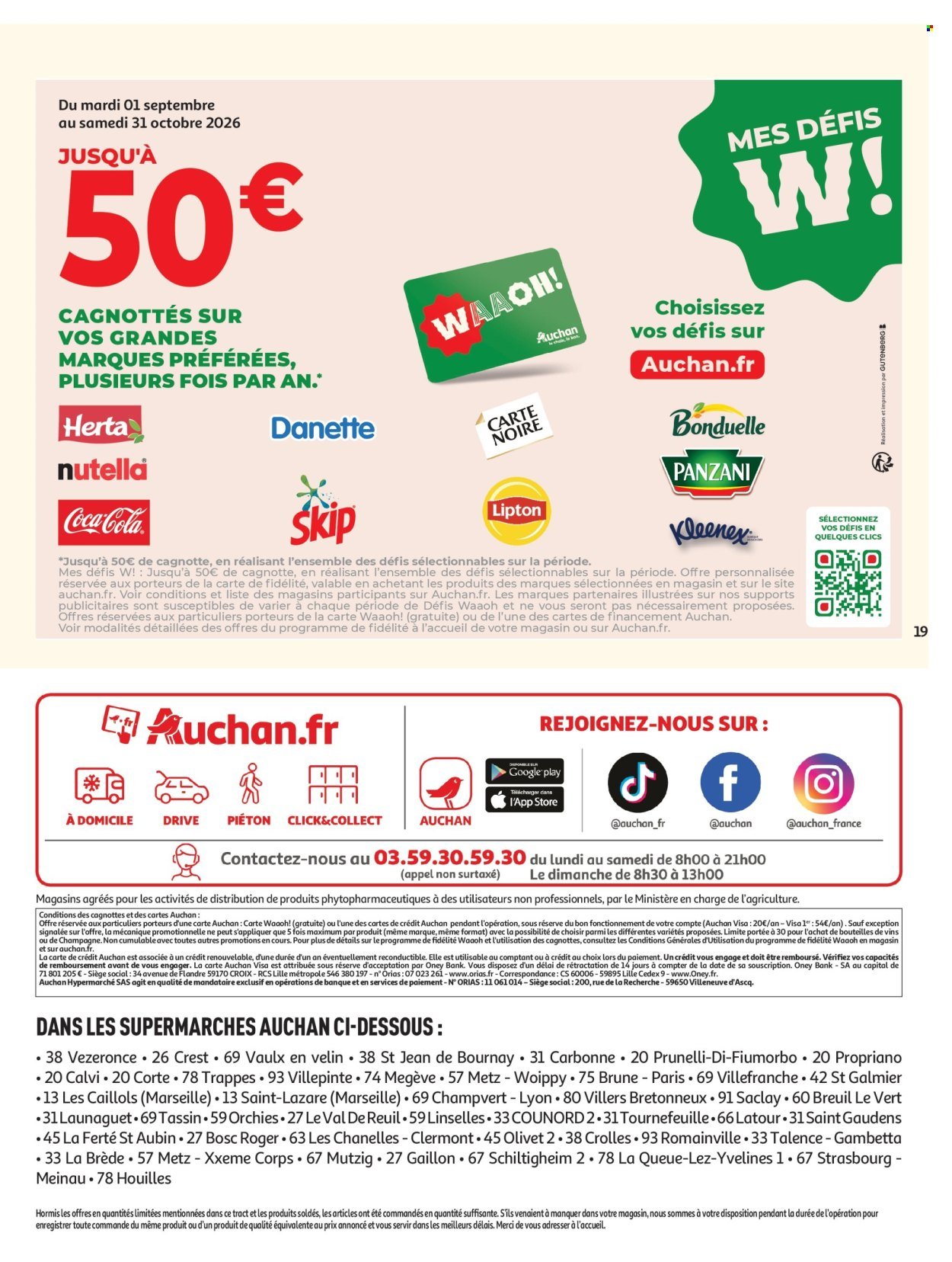 Catalogue AUCHAN - Café, automne supers
