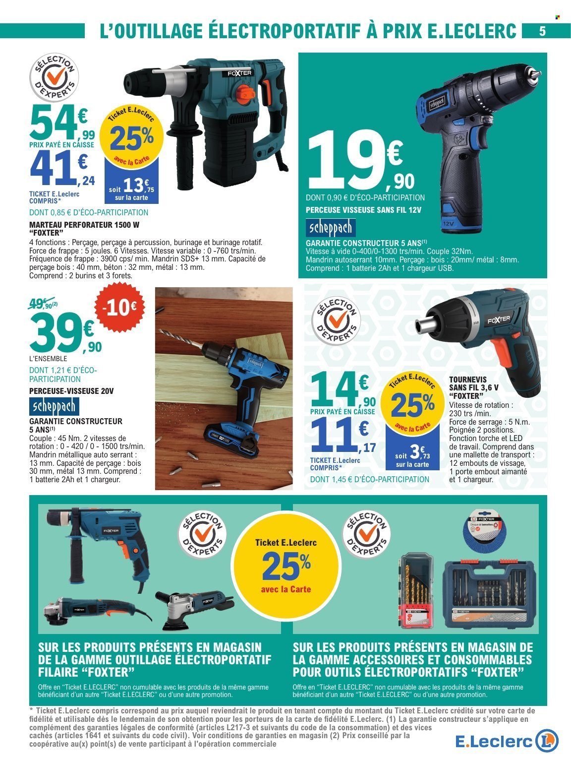 Catalogue E.LECLERC - BRICOLAGE