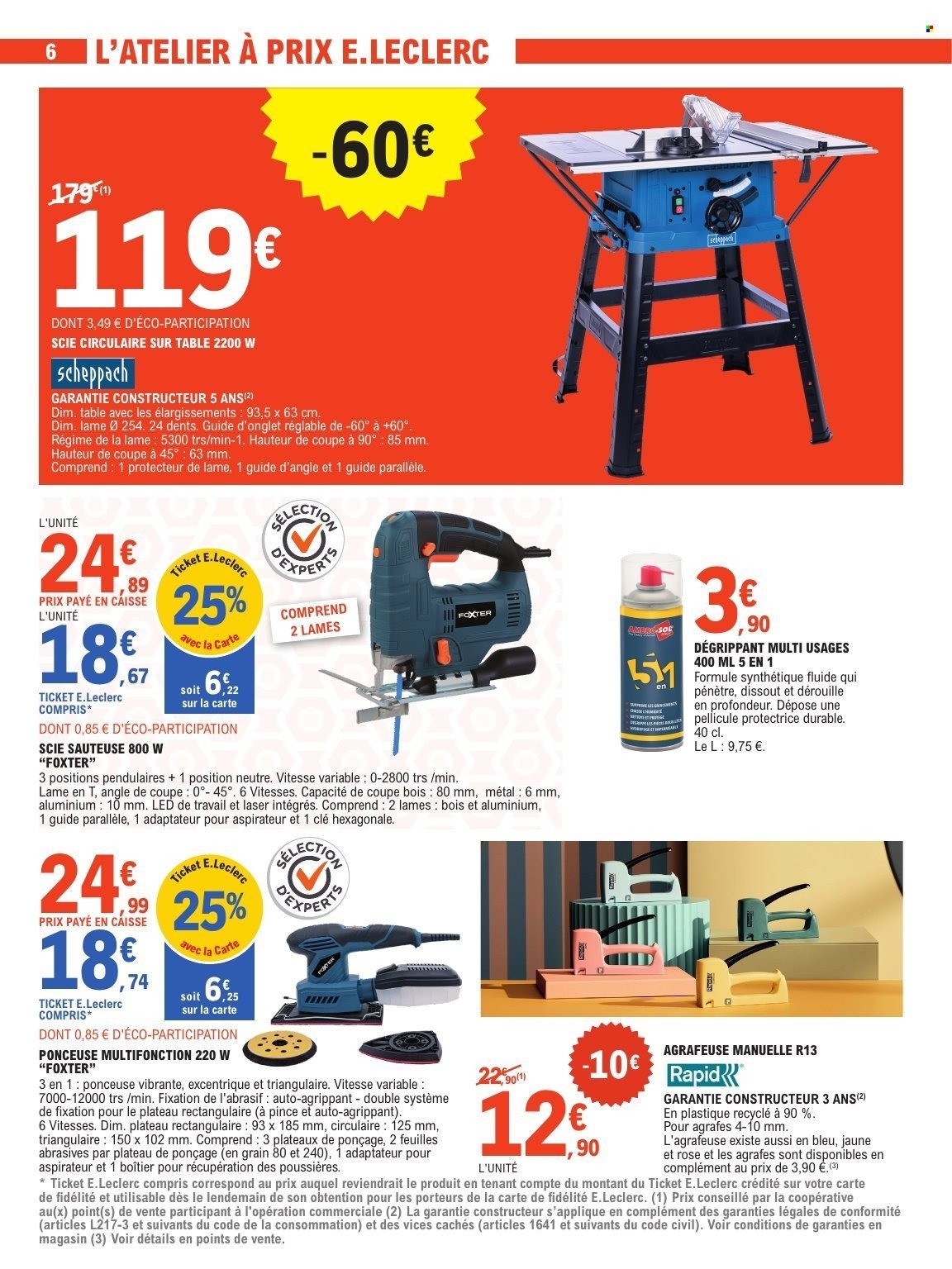 Catalogue E.LECLERC - BRICOLAGE