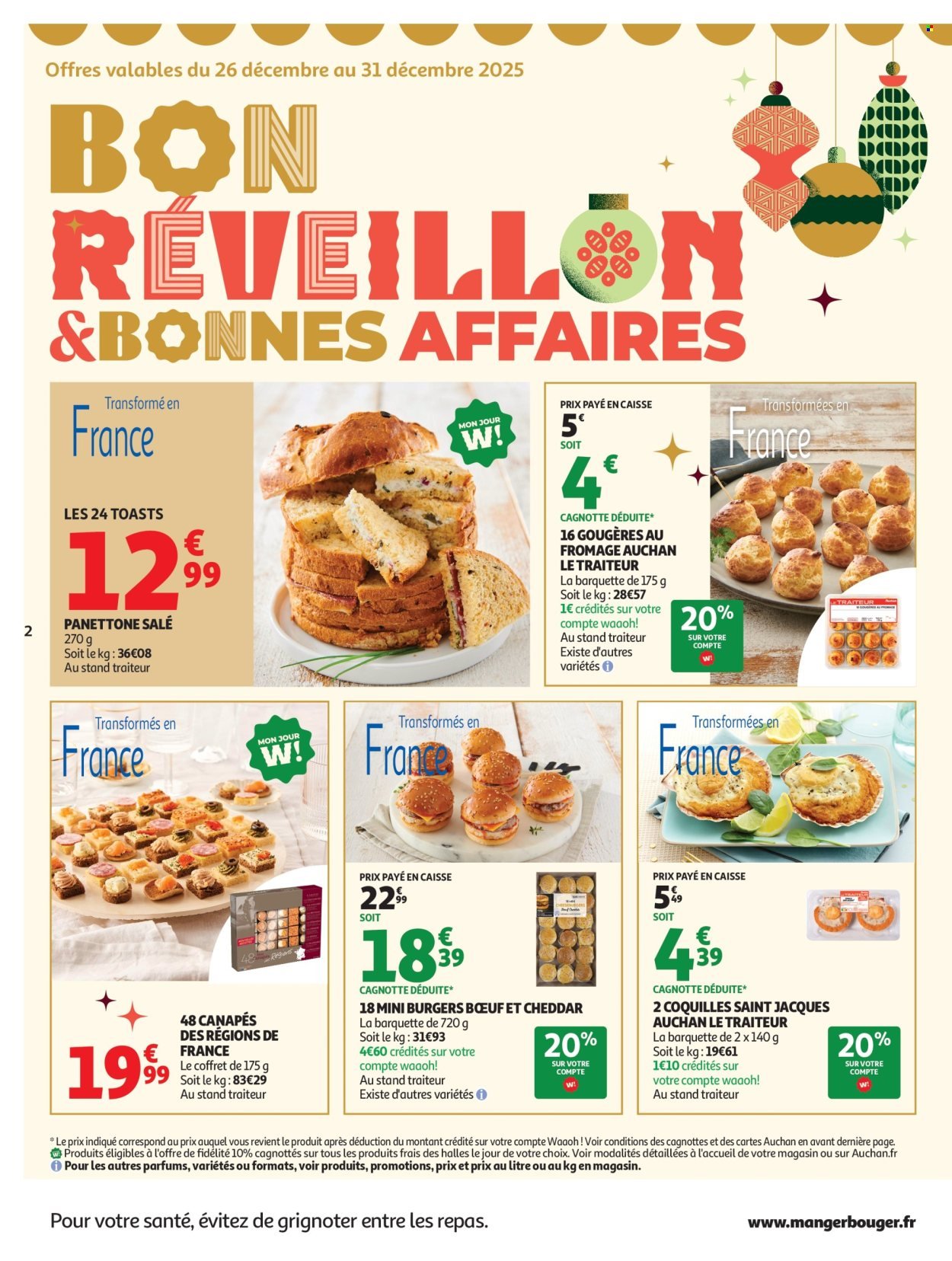 Catalogue AUCHAN - Tout pour le réveillon