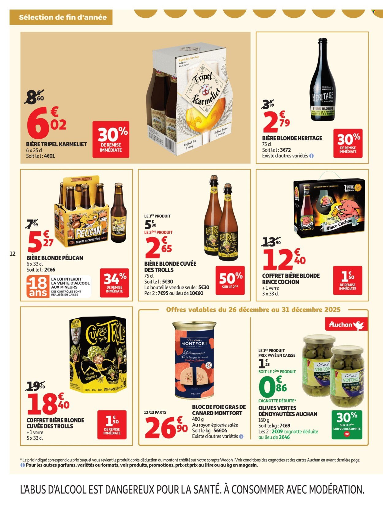 Catalogue AUCHAN - Tout pour le réveillon (2025-12-26 - 2026-01-04)