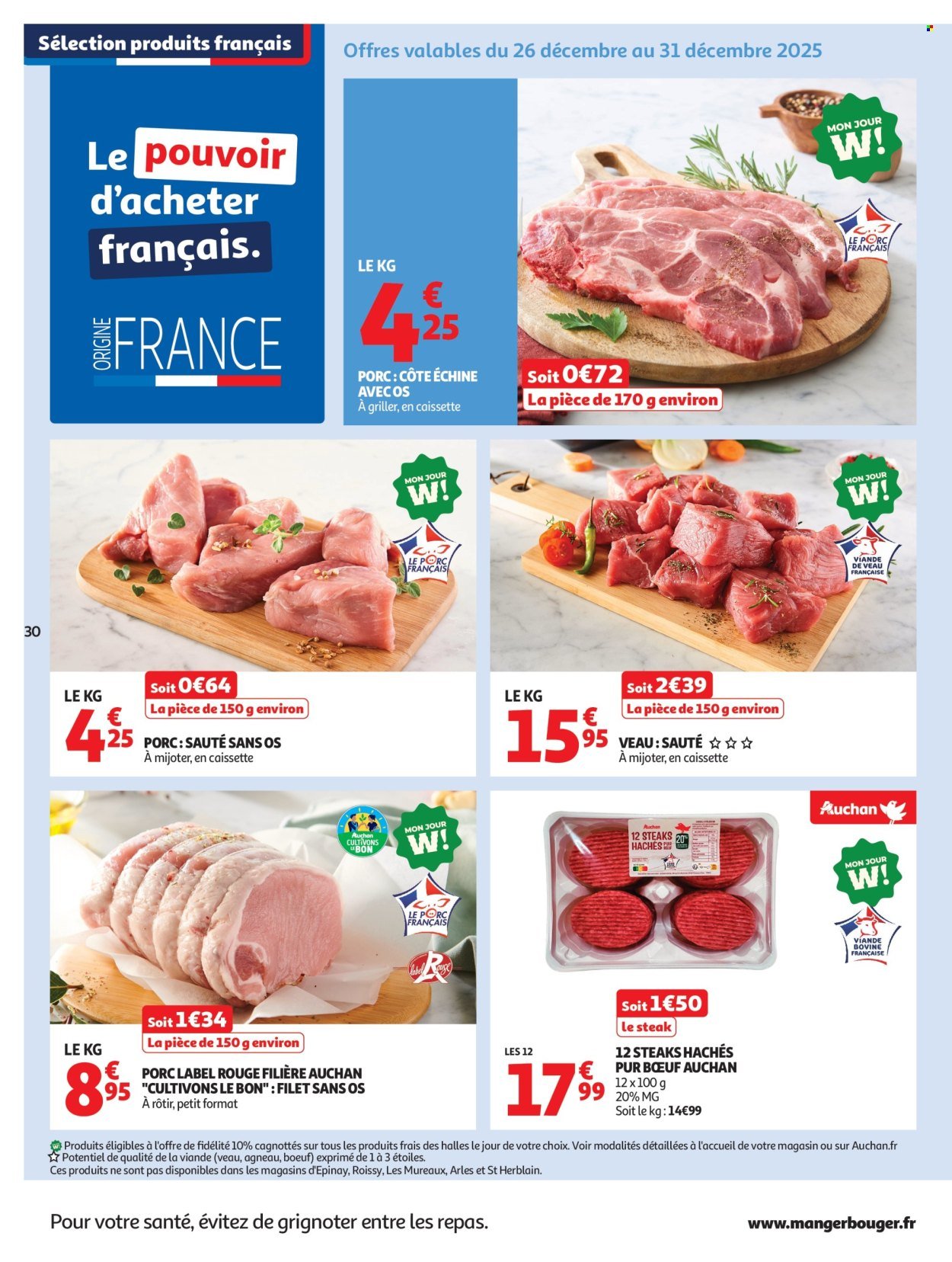 Catalogue AUCHAN - Tout pour le réveillon (2025-12-26 - 2026-01-04)