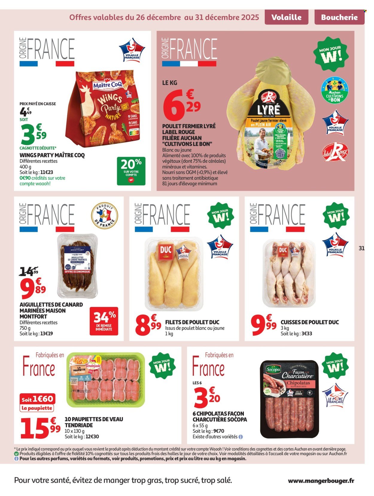 Catalogue AUCHAN - Tout pour le réveillon (2025-12-26 - 2026-01-04)
