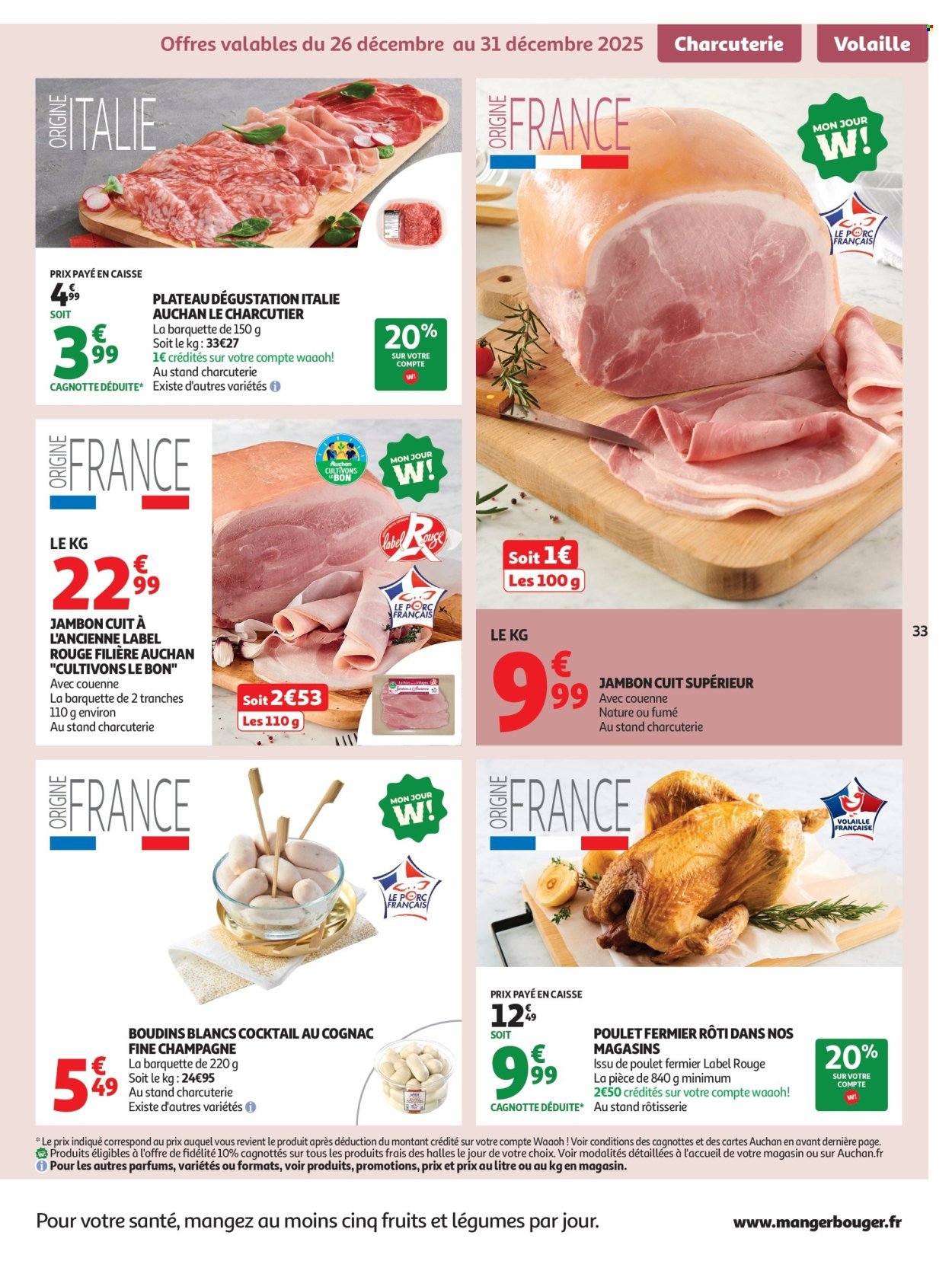 Catalogue AUCHAN - Tout pour le réveillon (2025-12-26 - 2026-01-04)