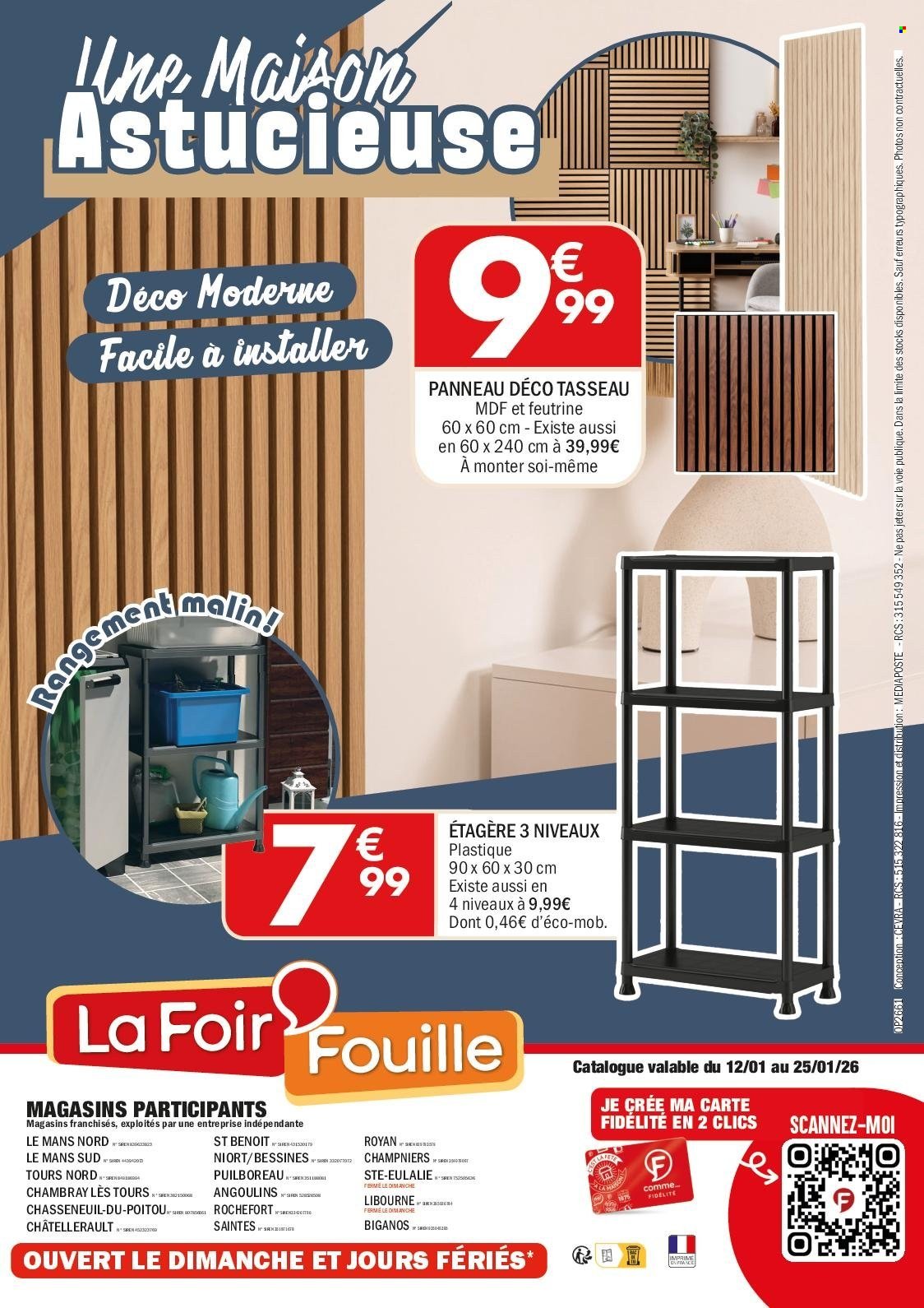 Catalogue LA FOIR'FOUILLE - Du lundi 12 janvier 2026