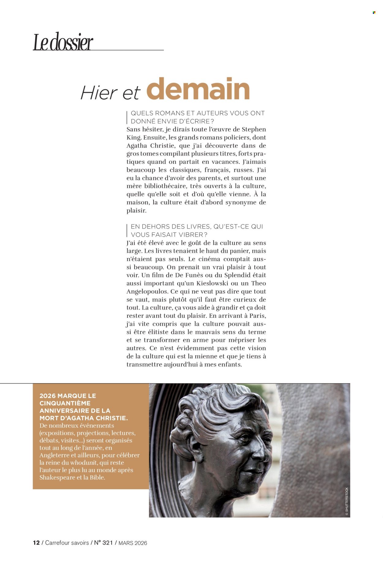 Catalogue CARREFOUR - A CHACUN SA CULTURE (2026-03-01 - 2026-03-31)