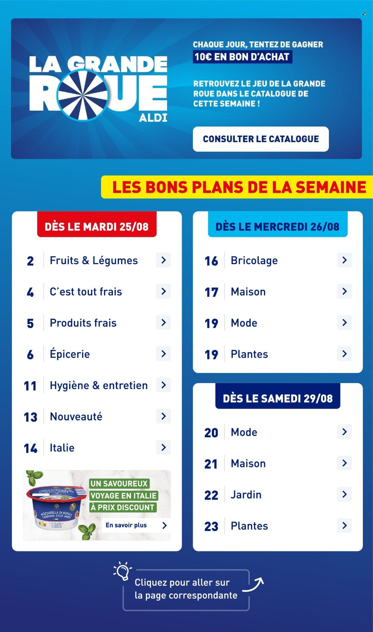 Catalogue ALDI - Un savourex voyage en Italie à prix discount