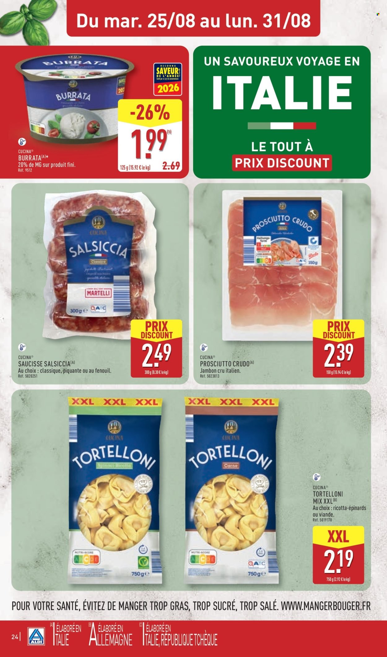 Catalogue ALDI - Un savourex voyage en Italie à prix discount