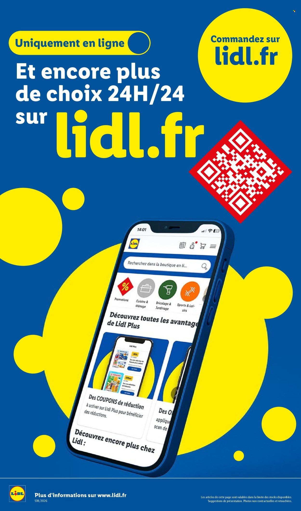Catalogue LIDL - Les Exclu Web de la semaine (2026-04-27 - 2026-04-30)