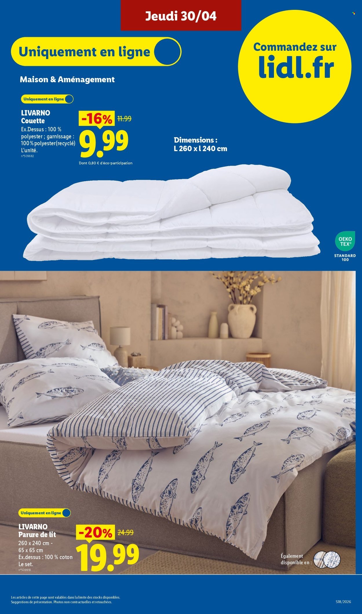 Catalogue LIDL - Les Exclu Web de la semaine (2026-04-27 - 2026-04-30)