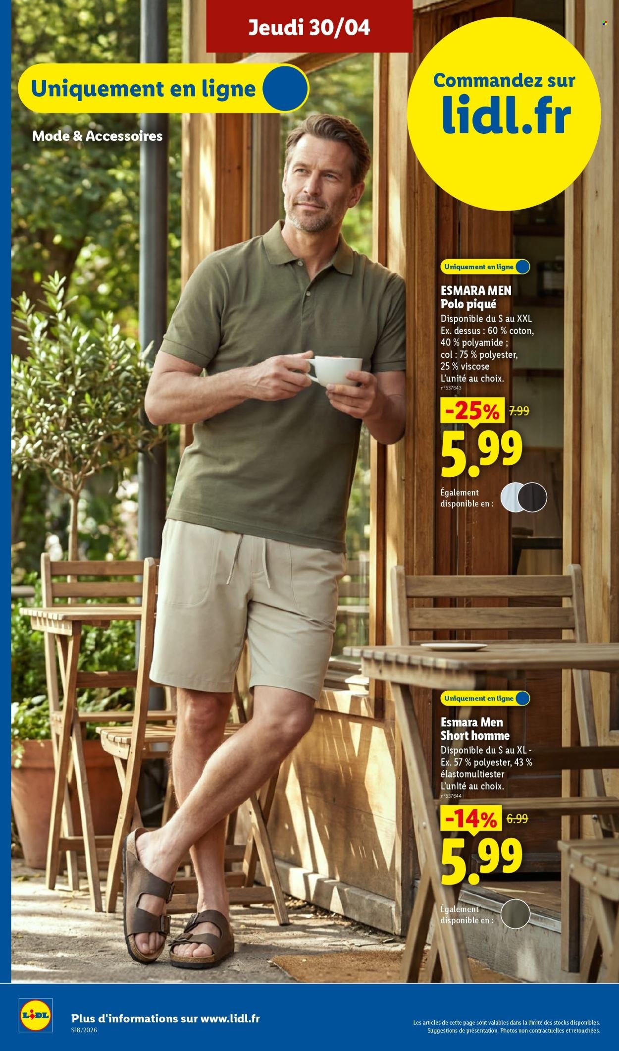 Catalogue LIDL - Les Exclu Web de la semaine (2026-04-27 - 2026-04-30)