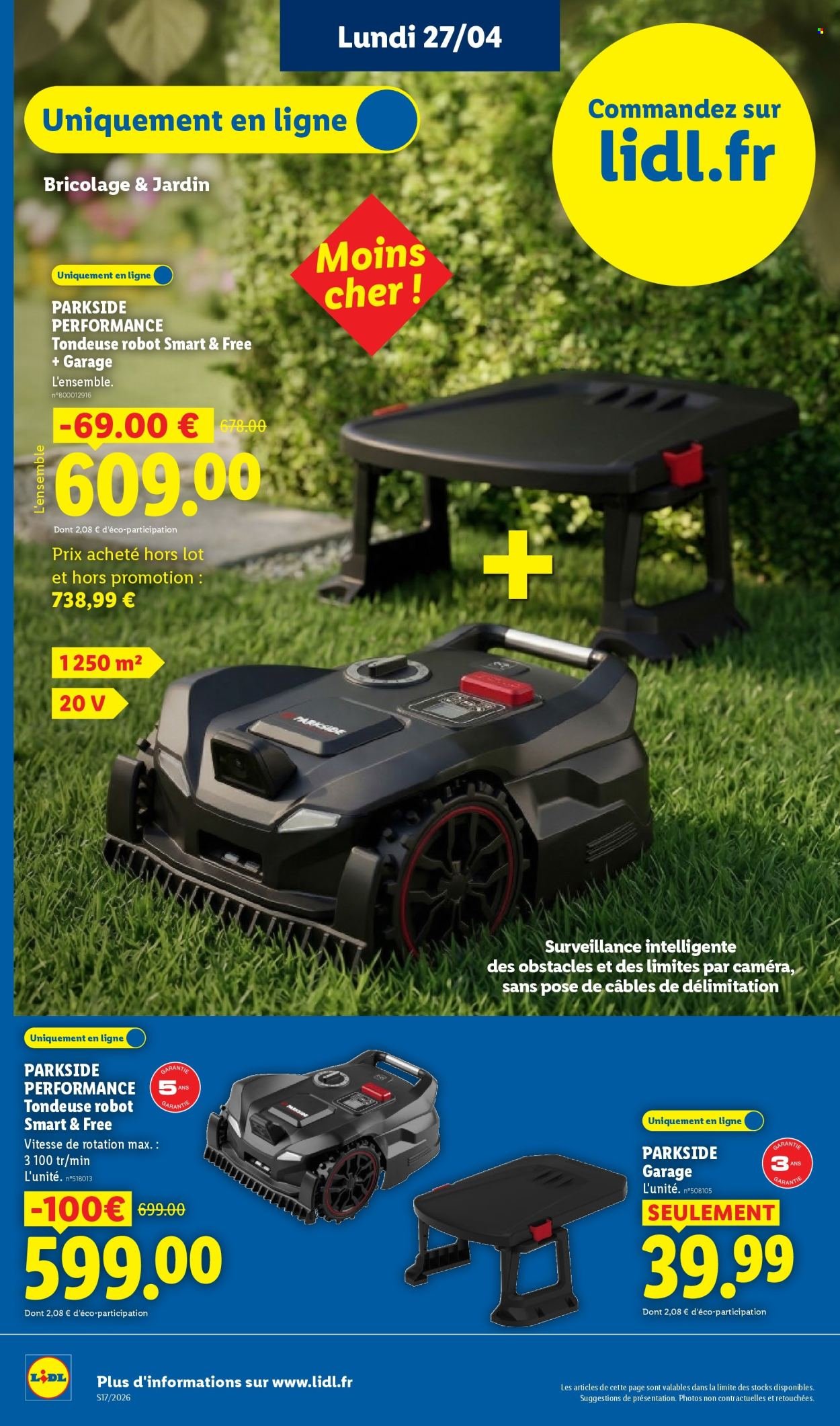 Catalogue LIDL - Les Exclu Web de la semaine (2026-04-27 - 2026-04-30)