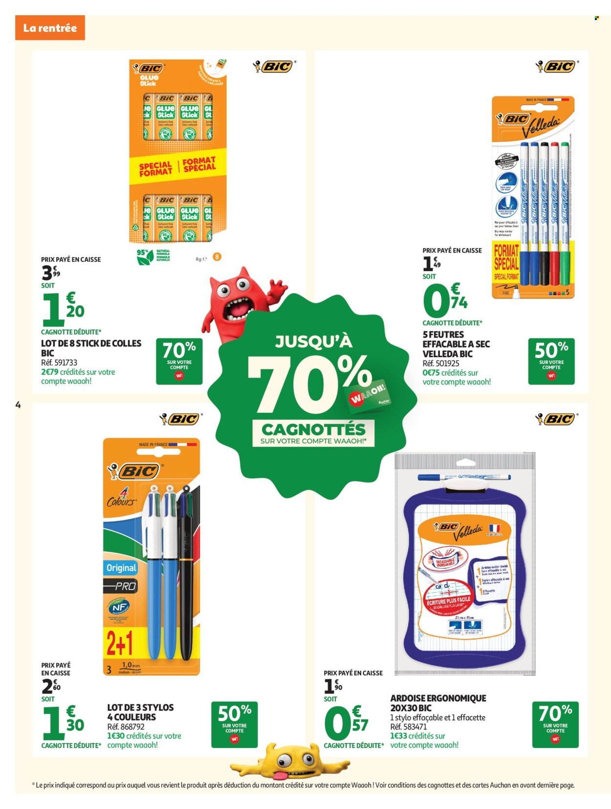 Catalogue AUCHAN - Rentrée scolaire supers