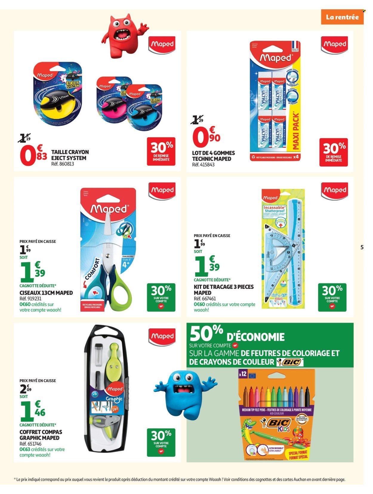 Catalogue AUCHAN - Rentrée scolaire supers