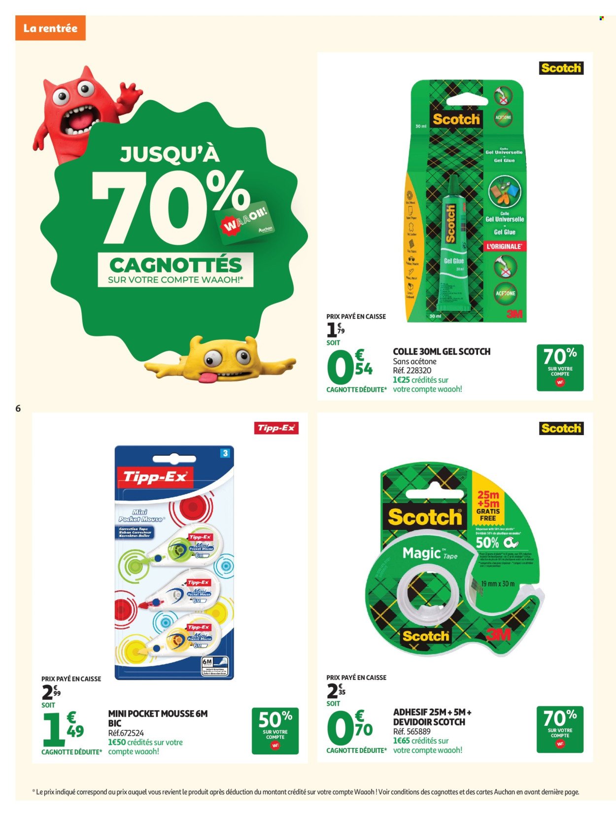 Catalogue AUCHAN - Rentrée scolaire supers