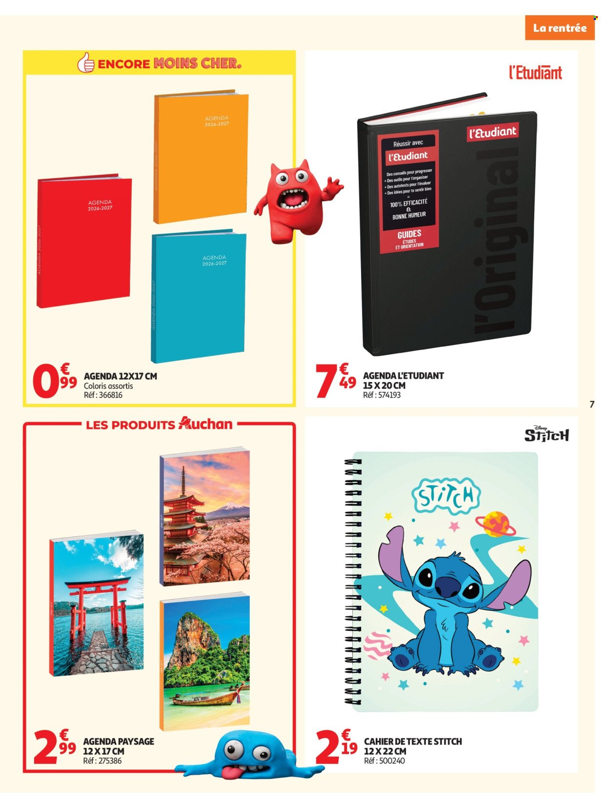 Catalogue AUCHAN - Rentrée scolaire supers
