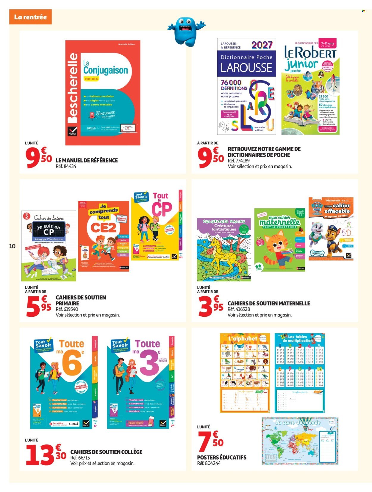 Catalogue AUCHAN - Rentrée scolaire supers