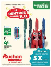 Catalogue AUCHAN - Rentrée scolaire supers