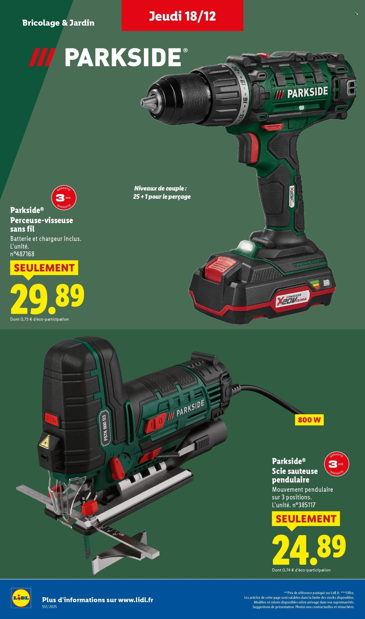 Catalogue LIDL - Les bonnes affaires de la semaine (2025-12-18 - 2025-12-22)