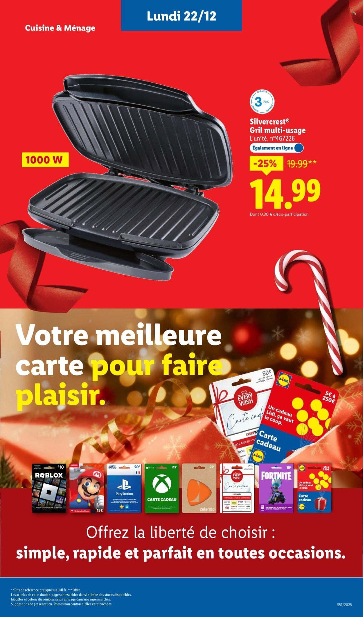 Catalogue LIDL - Les bonnes affaires de la semaine (2025-12-18 - 2025-12-22)