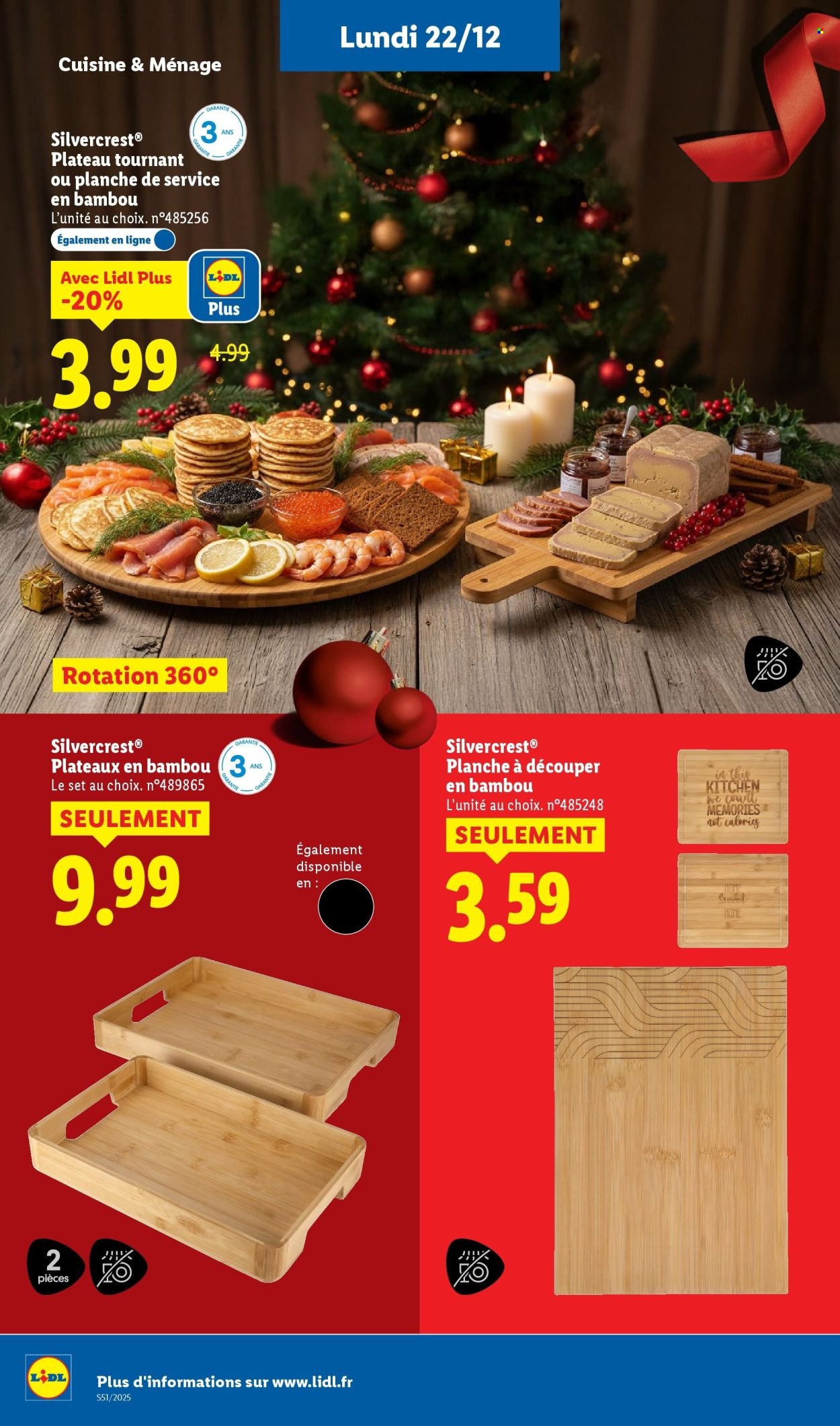 Catalogue LIDL - Les bonnes affaires de la semaine (2025-12-18 - 2025-12-22)