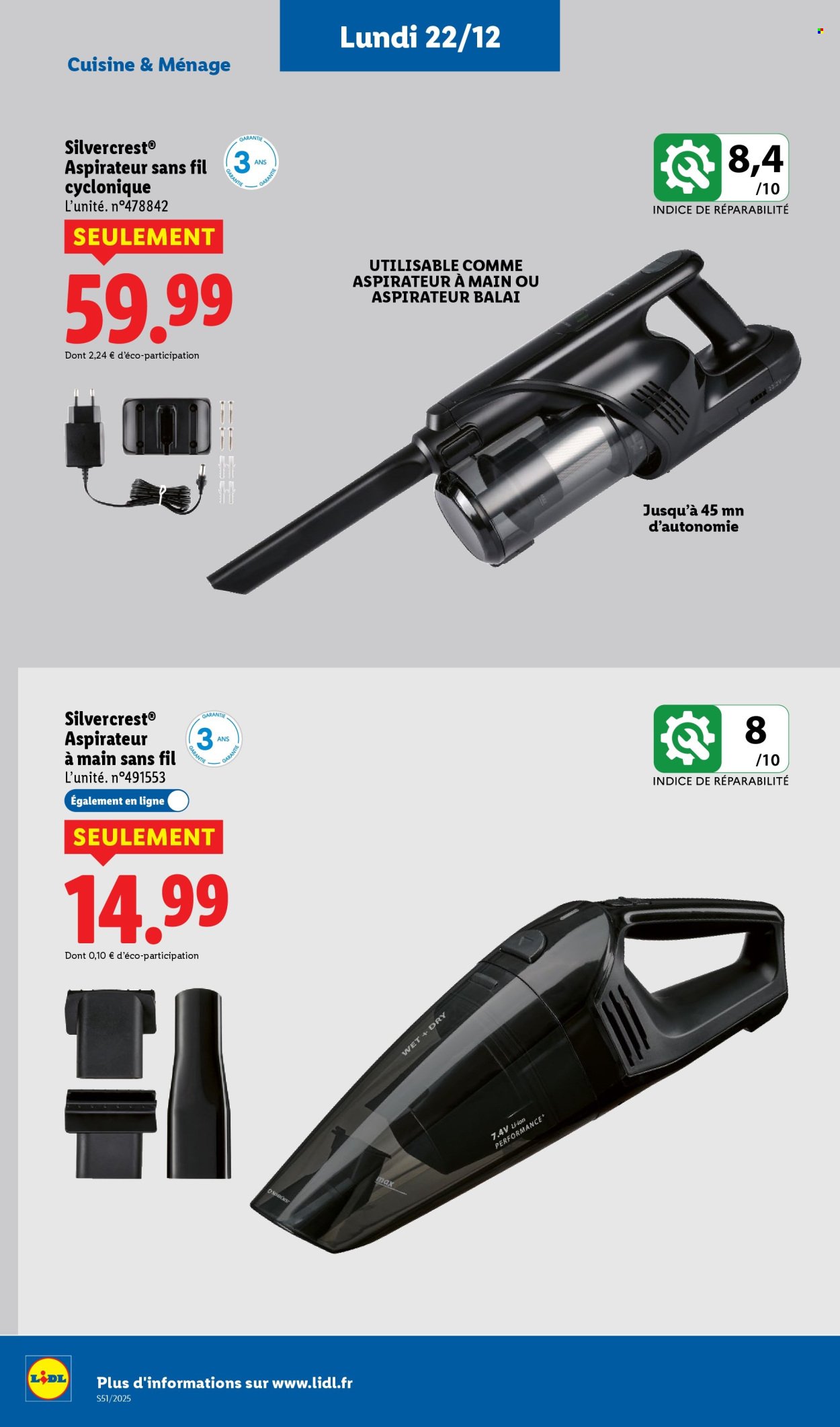 Catalogue LIDL - Les bonnes affaires de la semaine (2025-12-18 - 2025-12-22)