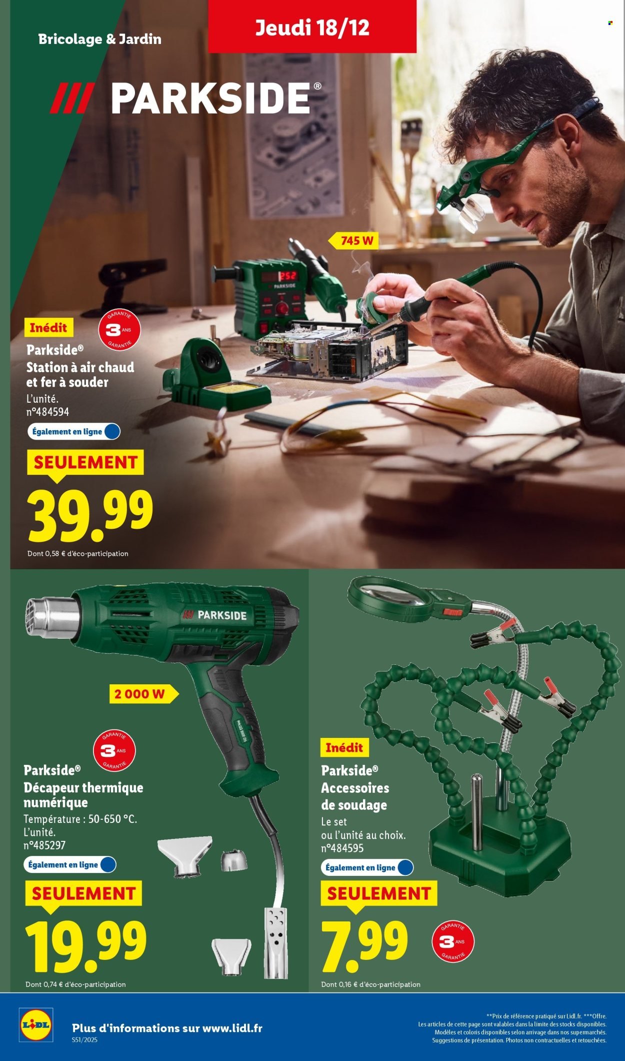 Catalogue LIDL - Les bonnes affaires de la semaine (2025-12-18 - 2025-12-22)