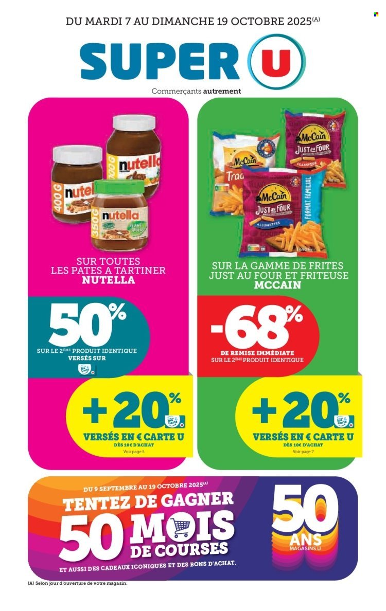 Catalogue SUPER U - Les prix bas de la semaine (2025-10-07 - 2025-10-19)