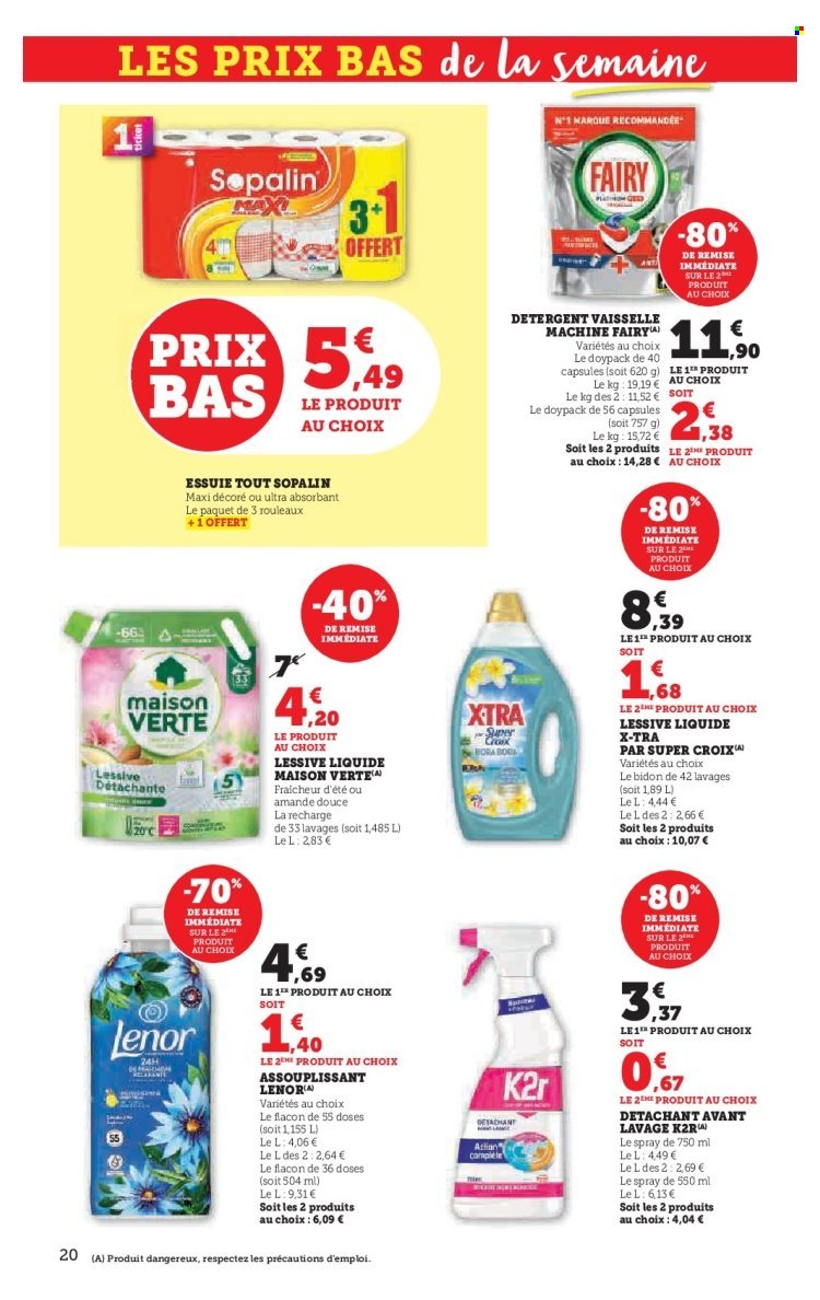 Catalogue SUPER U - Les prix bas de la semaine (2025-10-07 - 2025-10-19)
