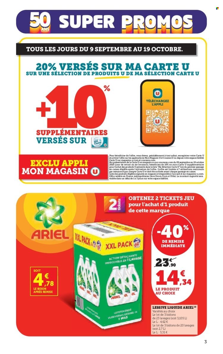 Catalogue SUPER U - Les prix bas de la semaine (2025-10-07 - 2025-10-19)