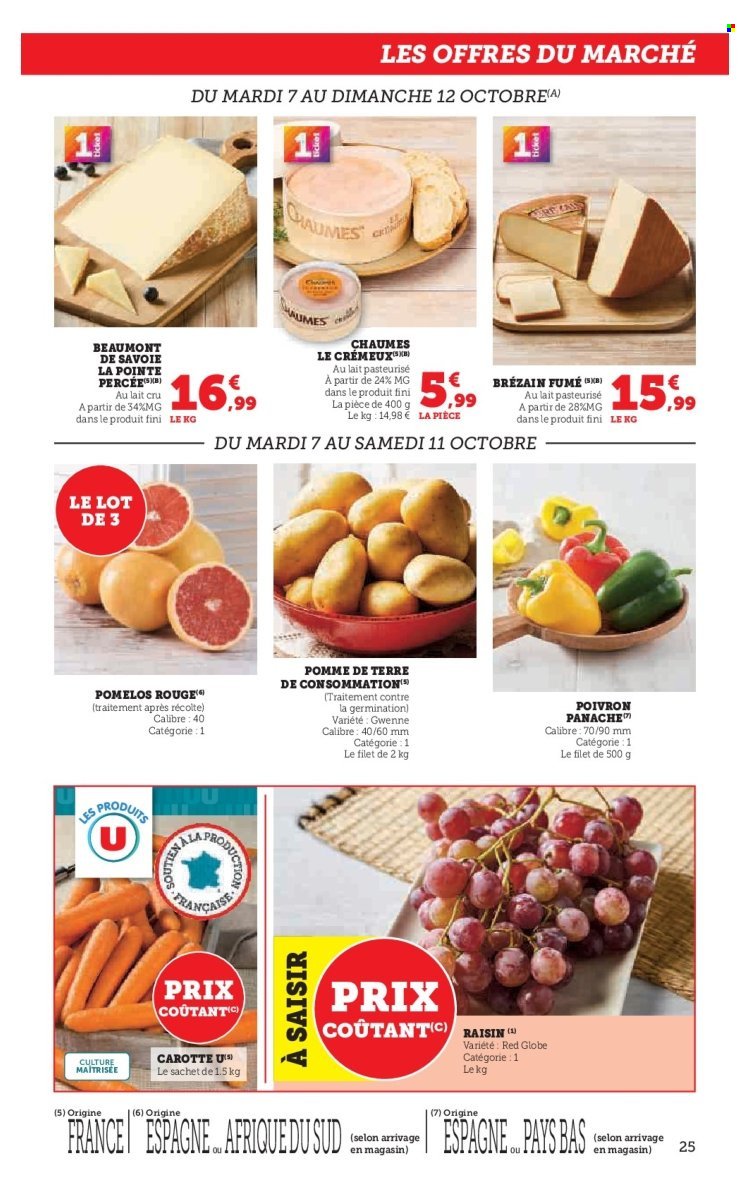 Catalogue SUPER U - Les prix bas de la semaine (2025-10-07 - 2025-10-19)