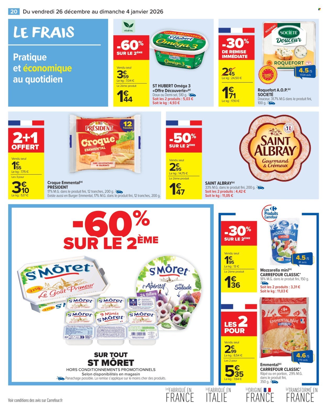 Catalogue CARREFOUR MARKET - SPÉCIAL RACLETTE (2025-12-26 - 2026-01-04)