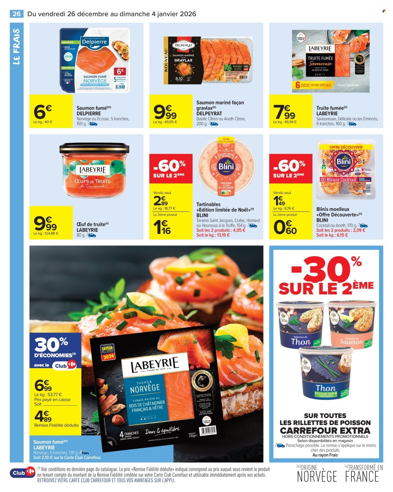 Catalogue CARREFOUR MARKET - SPÉCIAL RACLETTE (2025-12-26 - 2026-01-04)