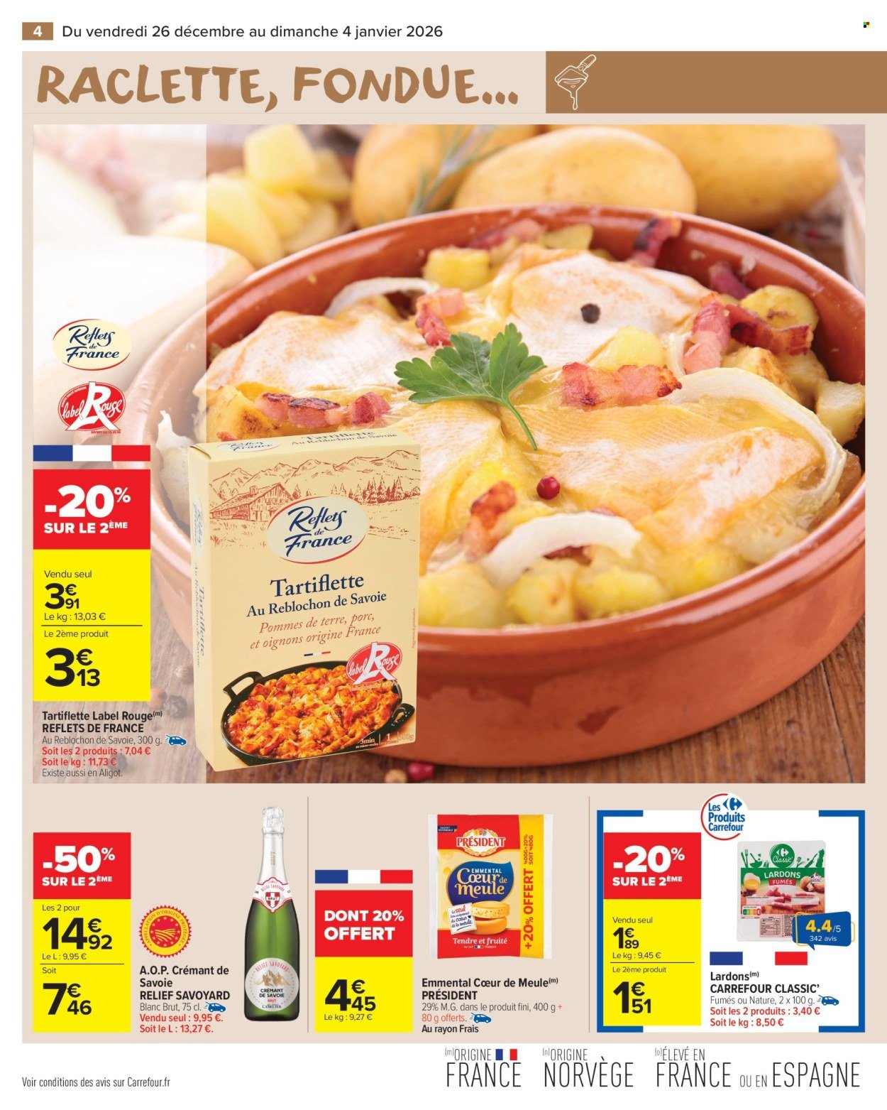 Catalogue CARREFOUR MARKET - SPÉCIAL RACLETTE