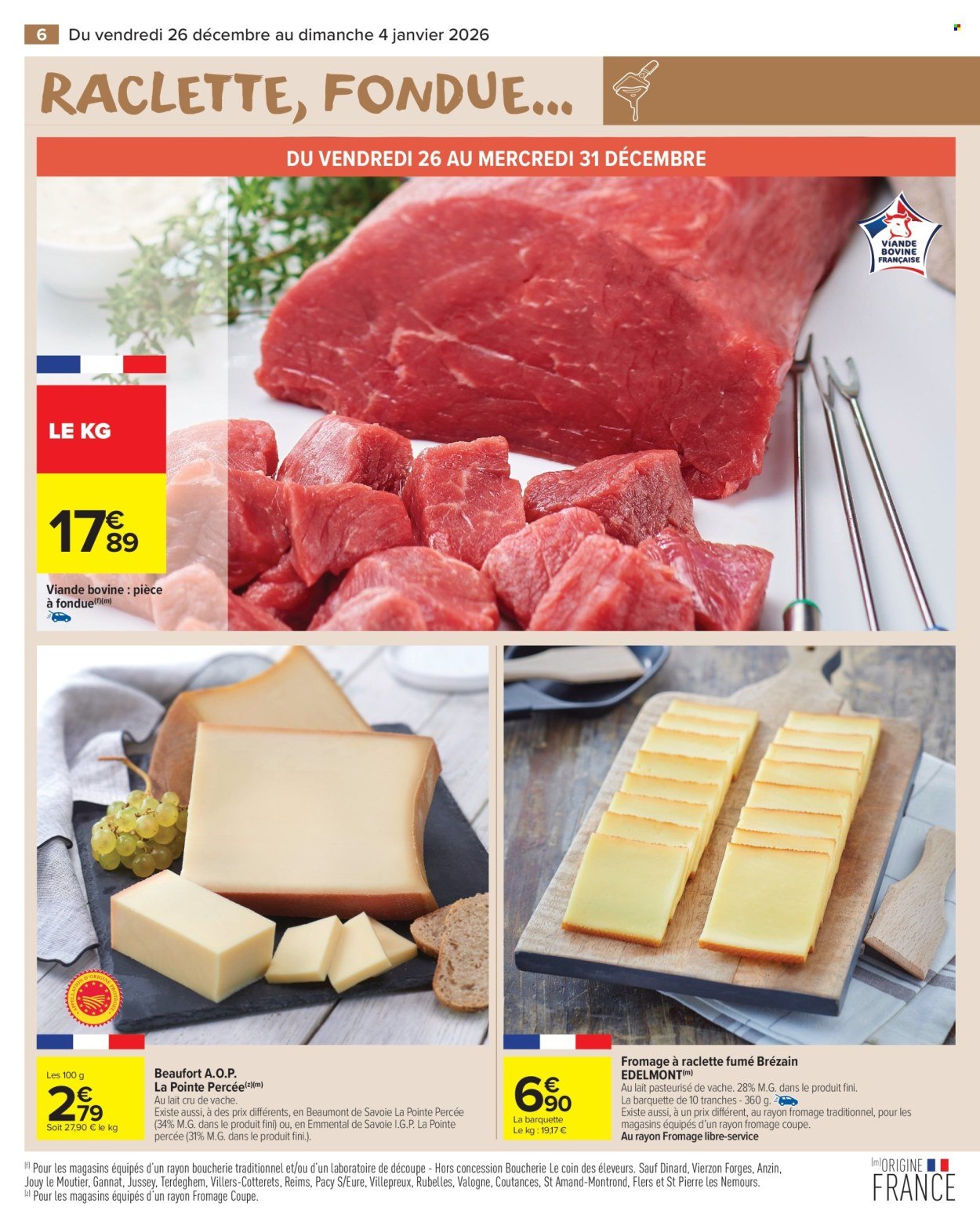 Catalogue CARREFOUR MARKET - SPÉCIAL RACLETTE