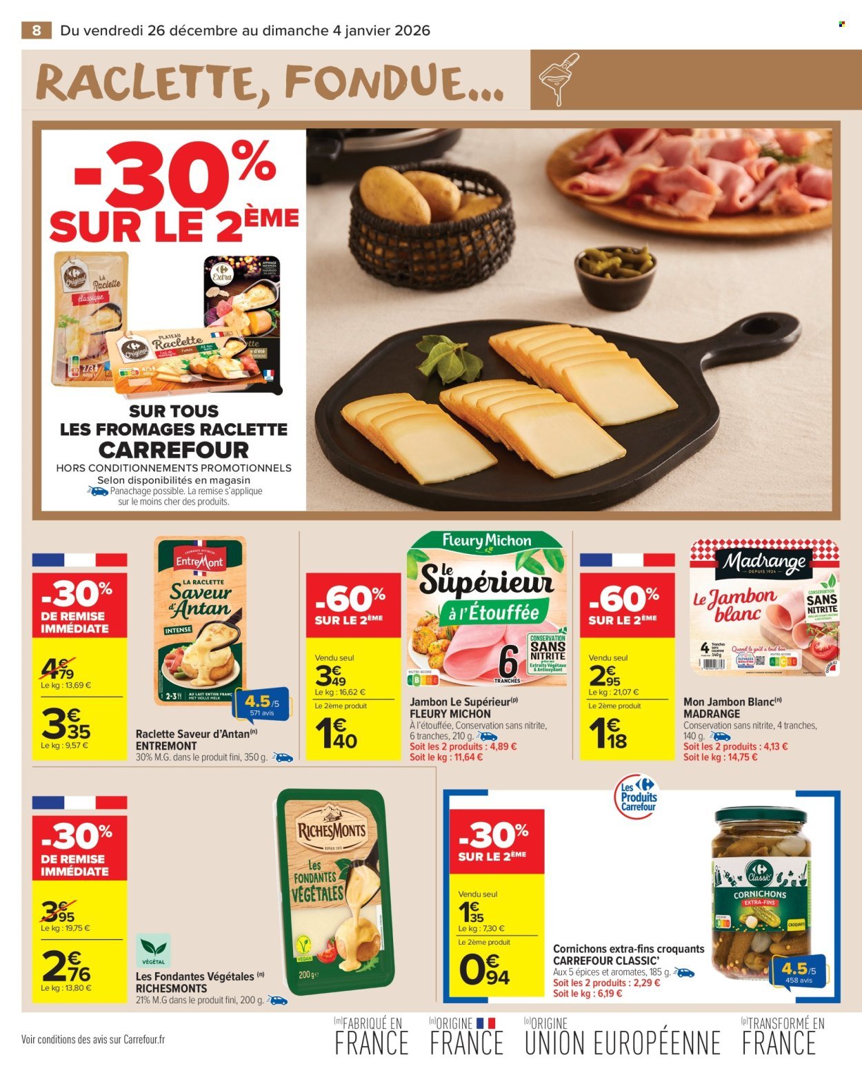 Catalogue CARREFOUR MARKET - SPÉCIAL RACLETTE