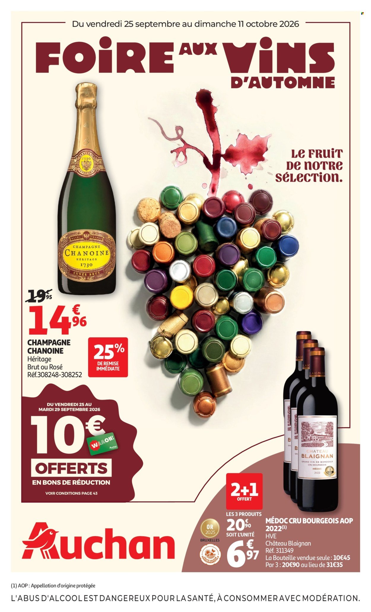 Catalogue AUCHAN - Foire aux vins