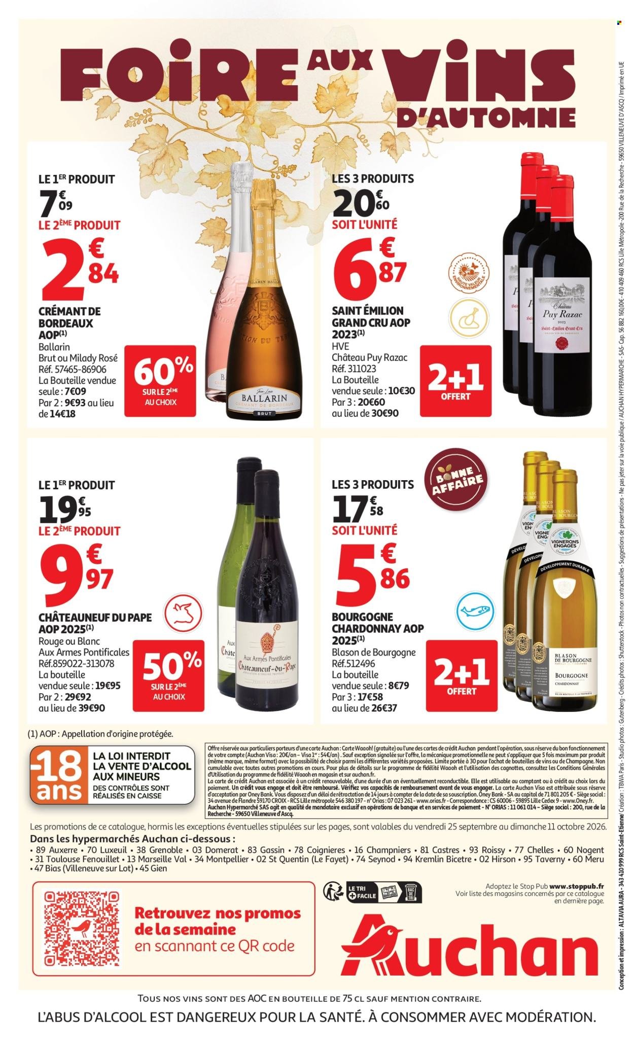 Catalogue AUCHAN - Foire aux vins
