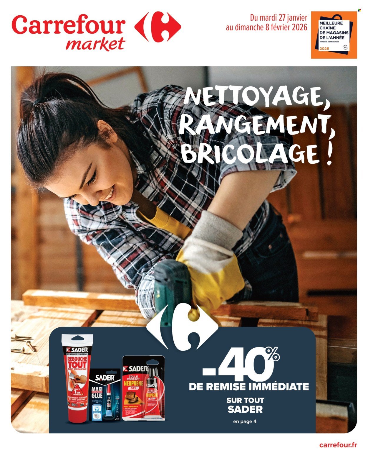 Catalogue CARREFOUR MARKET - NETTOYAGE, RANGEMENT, BRICOLAGE !