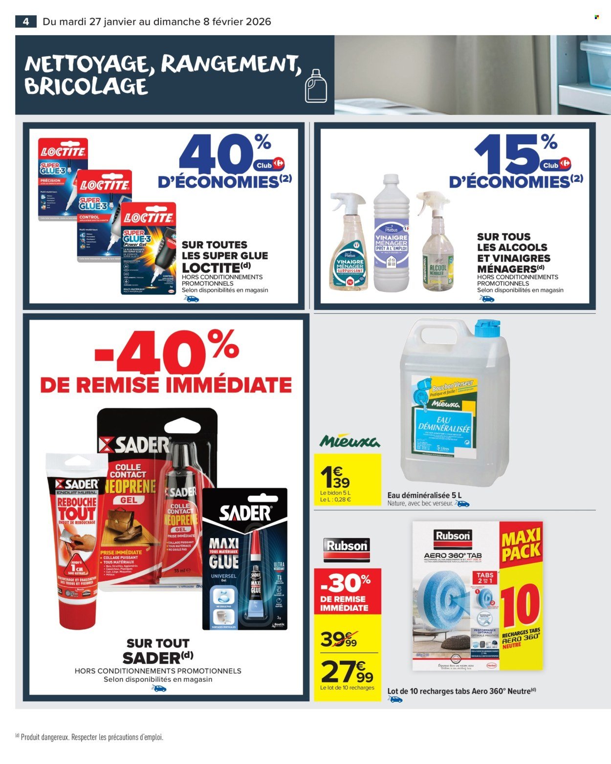Catalogue CARREFOUR MARKET - NETTOYAGE, RANGEMENT, BRICOLAGE !