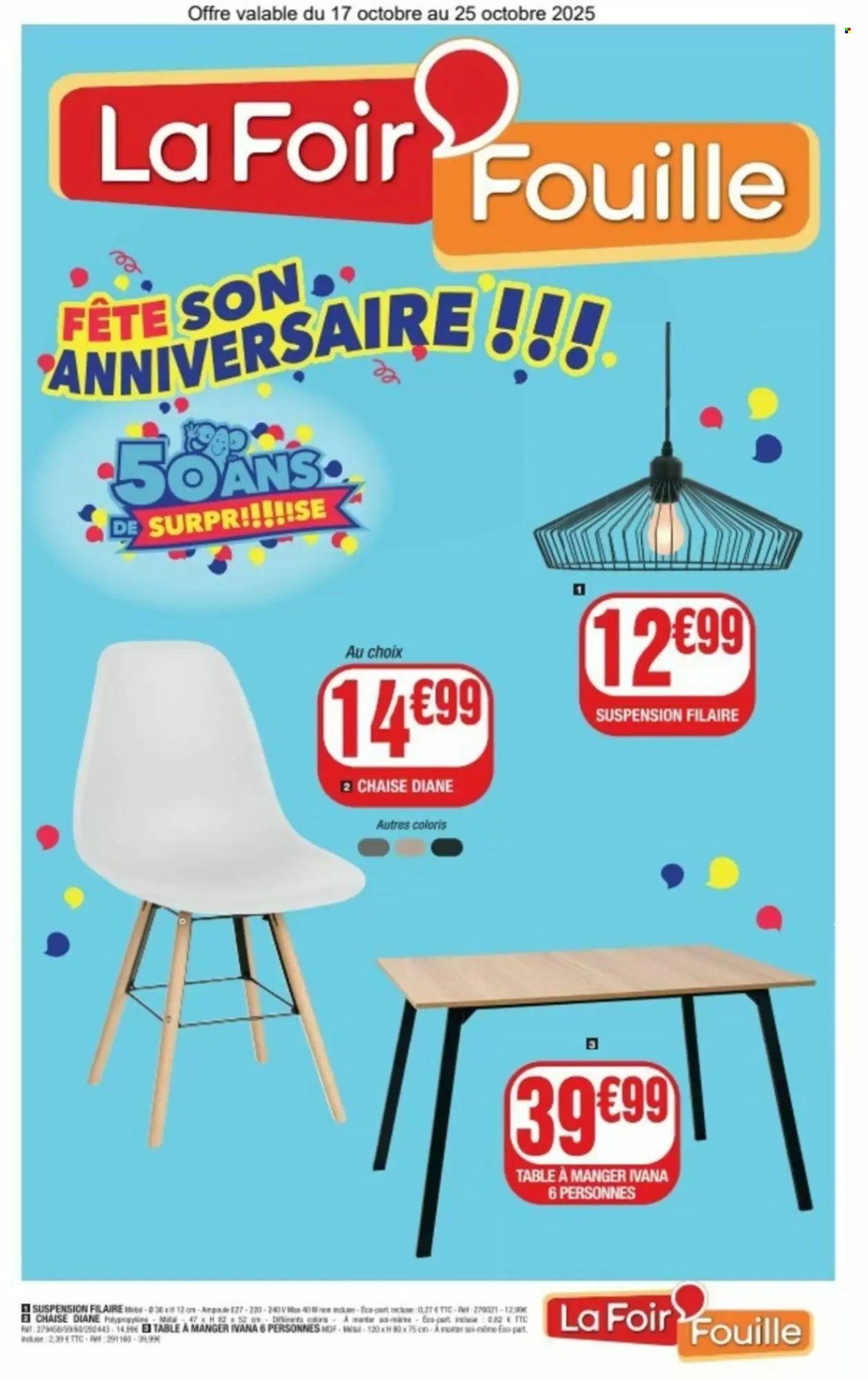Catalogue LA FOIR'FOUILLE - Du vendredi 17 octobre 2025