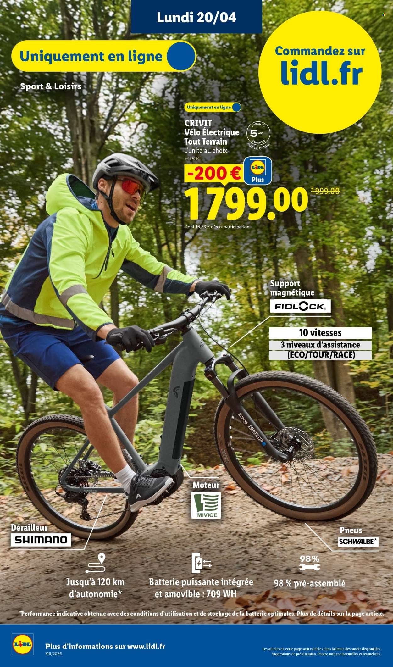 Catalogue LIDL - Les Exclus Web de la semaine