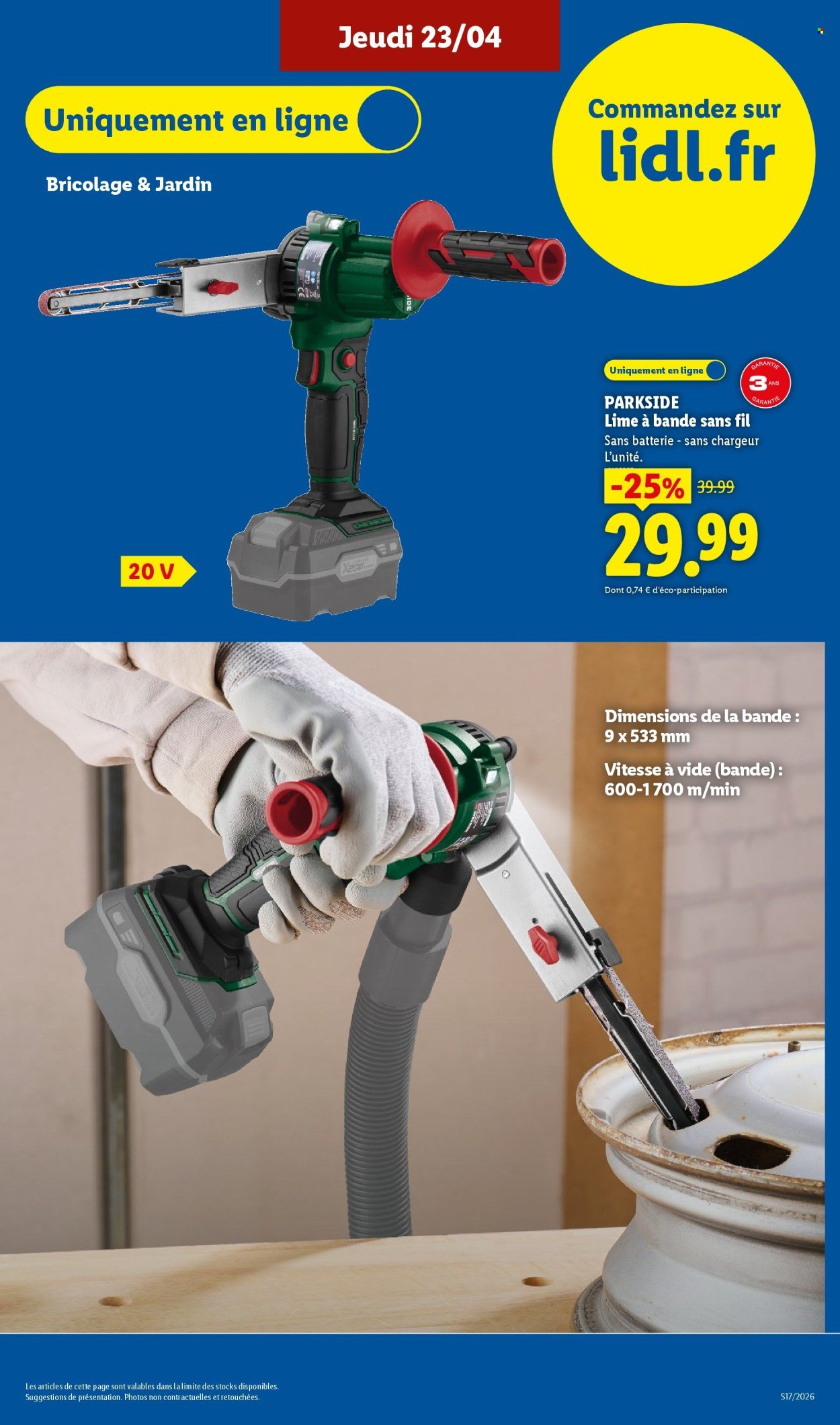 Catalogue LIDL - Les Exclus Web de la semaine (2026-04-20 - 2026-04-23)