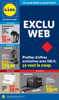 Catalogue LIDL - Les Exclus Web de la semaine