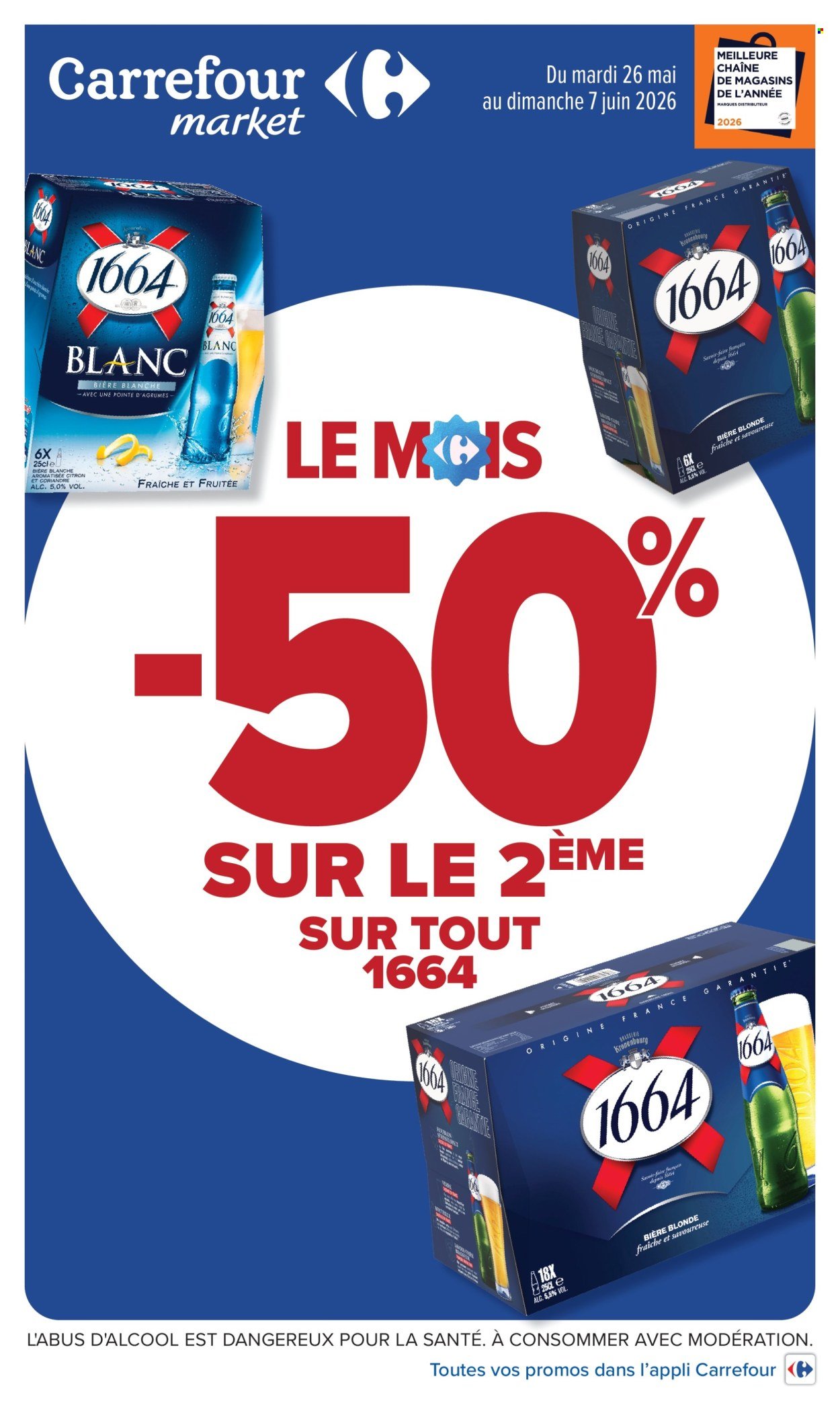 Catalogue CARREFOUR MARKET - LE MOIS -50% SUR LE 2ÈME