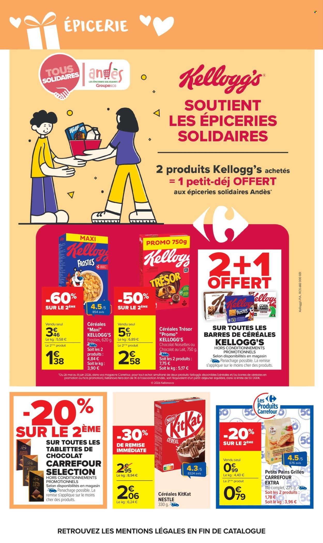 Catalogue CARREFOUR MARKET - LE MOIS -50% SUR LE 2ÈME (2026-05-26 - 2026-06-07)