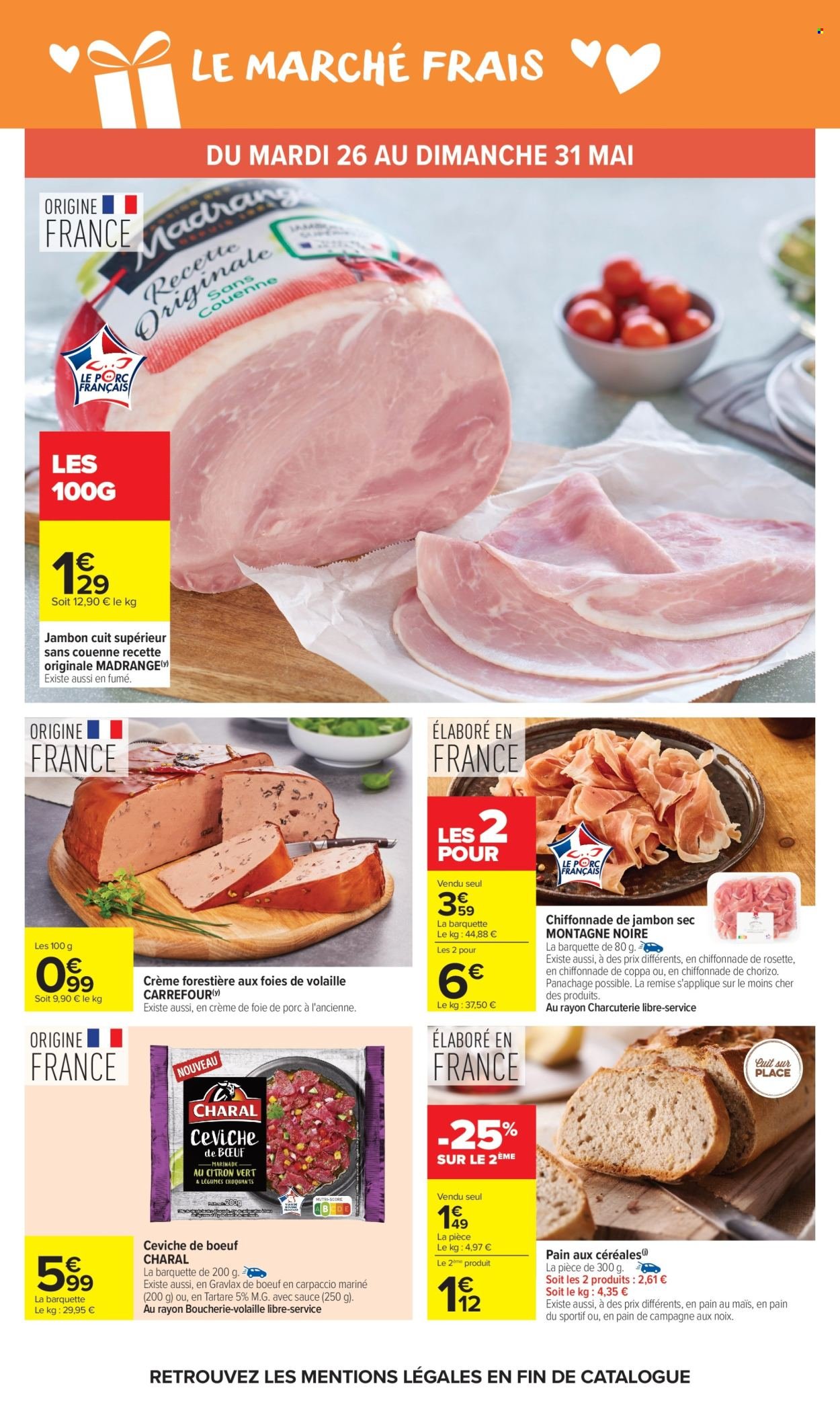 Catalogue CARREFOUR MARKET - LE MOIS -50% SUR LE 2ÈME (2026-05-26 - 2026-06-07)