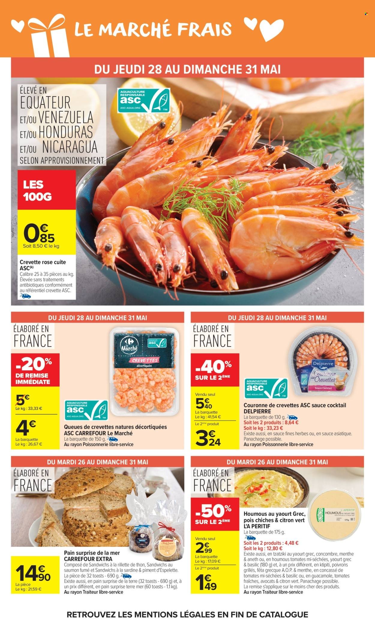 Catalogue CARREFOUR MARKET - LE MOIS -50% SUR LE 2ÈME (2026-05-26 - 2026-06-07)