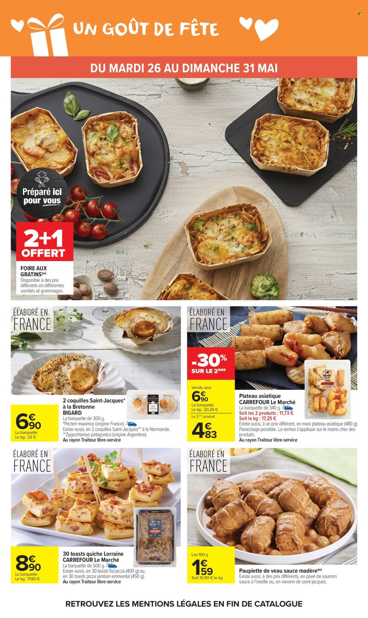 Catalogue CARREFOUR MARKET - LE MOIS -50% SUR LE 2ÈME (2026-05-26 - 2026-06-07)